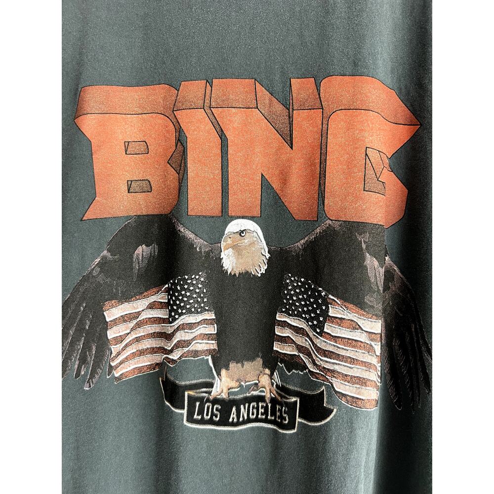 Anine Bing Vintage Eagle Los Angeles Retro Graphic USA Gray Tee T-Shirt (size M) - Picture 3 of 10